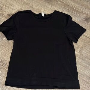Athleta Black Short Sleeve Tee